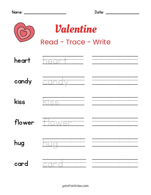 Valentine Read-Trace-Write