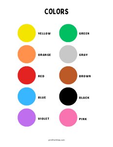 Learning Colors