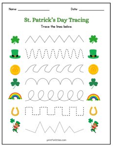 St. Patricks Day Line Tracing