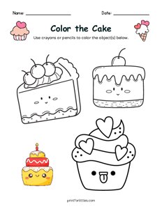 Valentine - Color the Cake