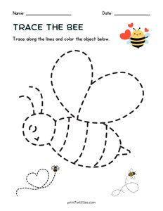 Valentine Bee Tracing