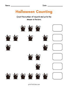 Halloween Counting - Witch Castle