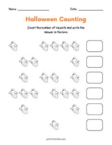 Halloween Counting - Ghost