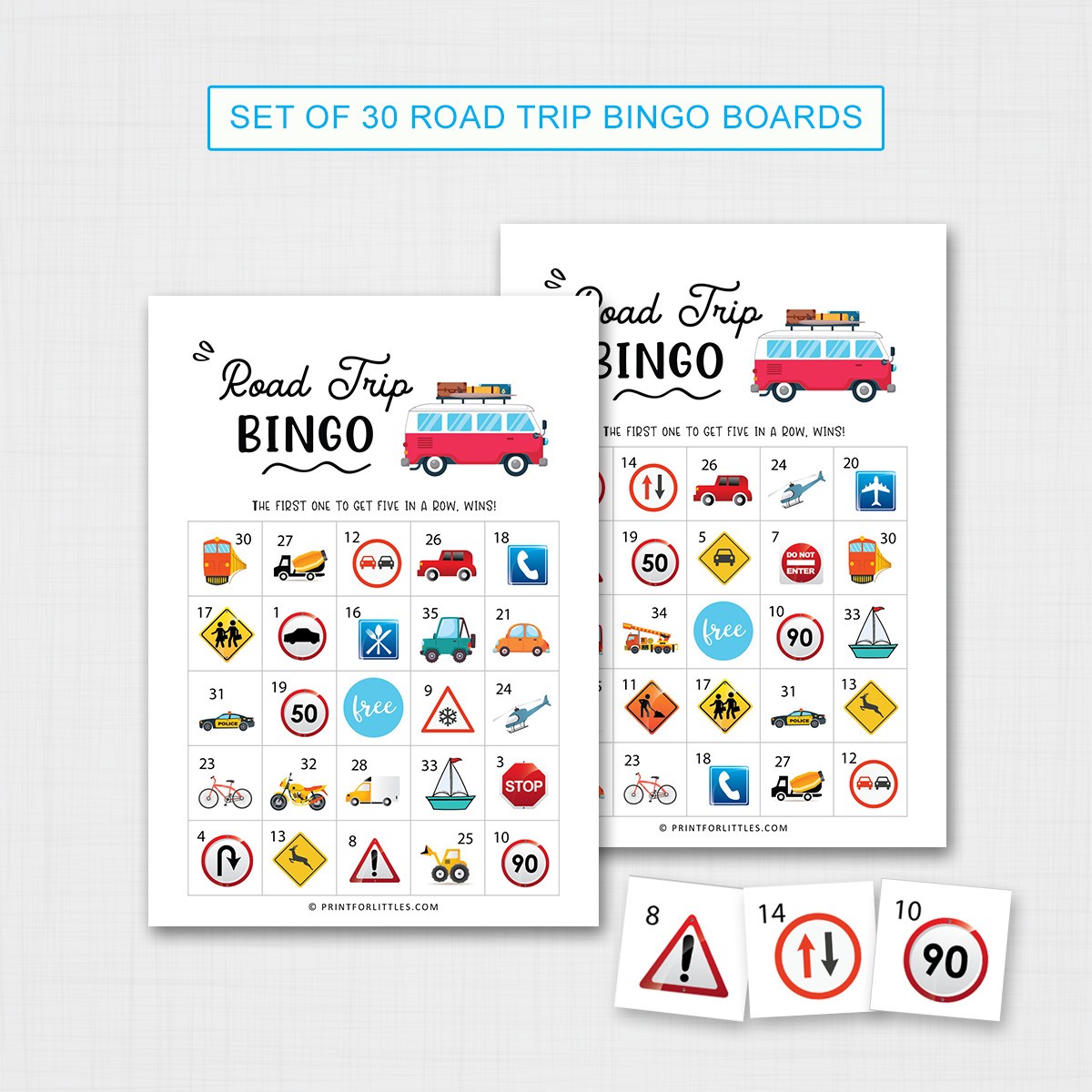 Printable Road Trip Bingo for Kids Fun Activities for Kids