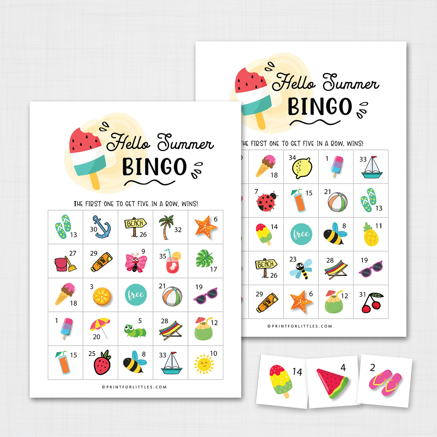summer bingo game with free printables free printable summer bingo
