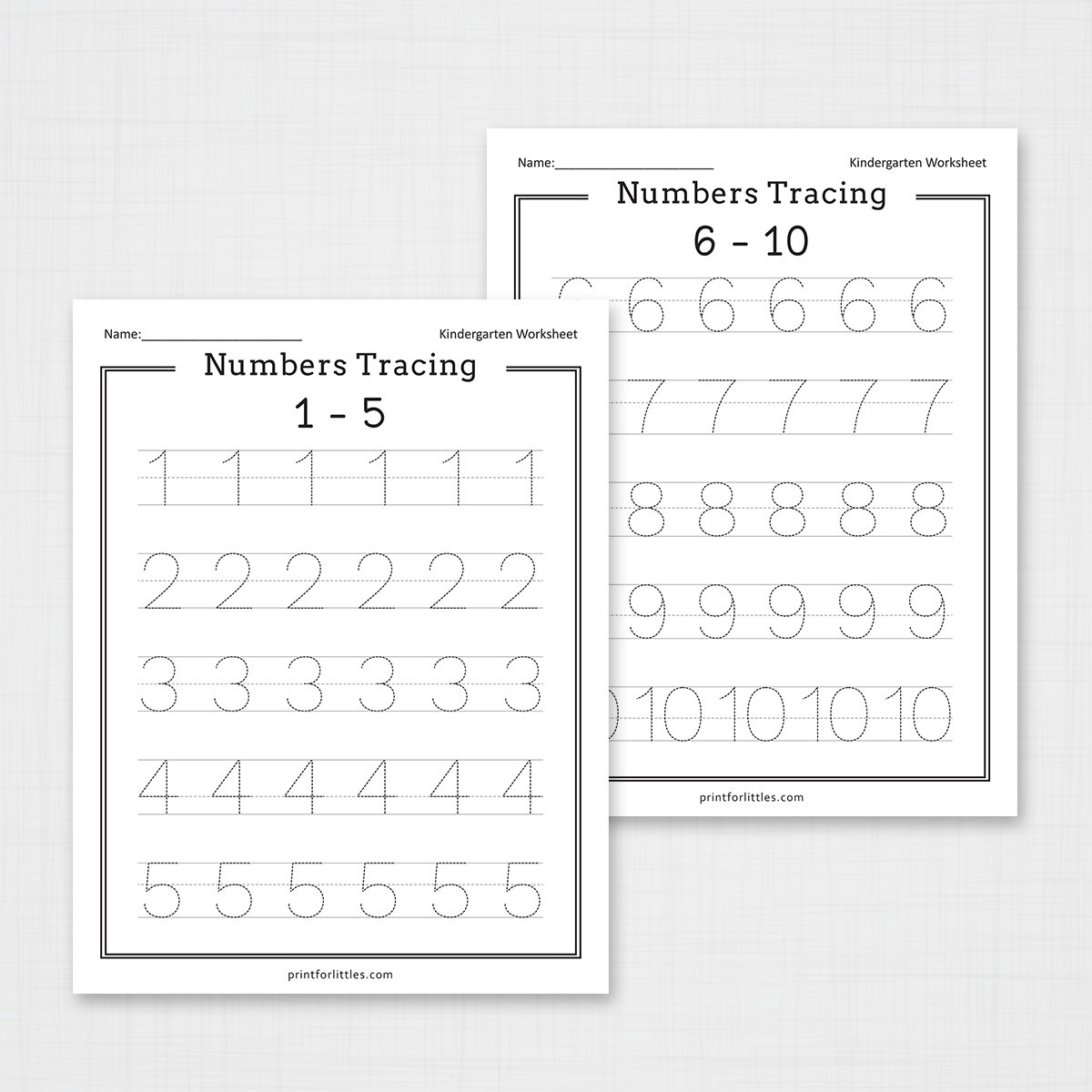 Numbers 1 20 Tracing Worksheets