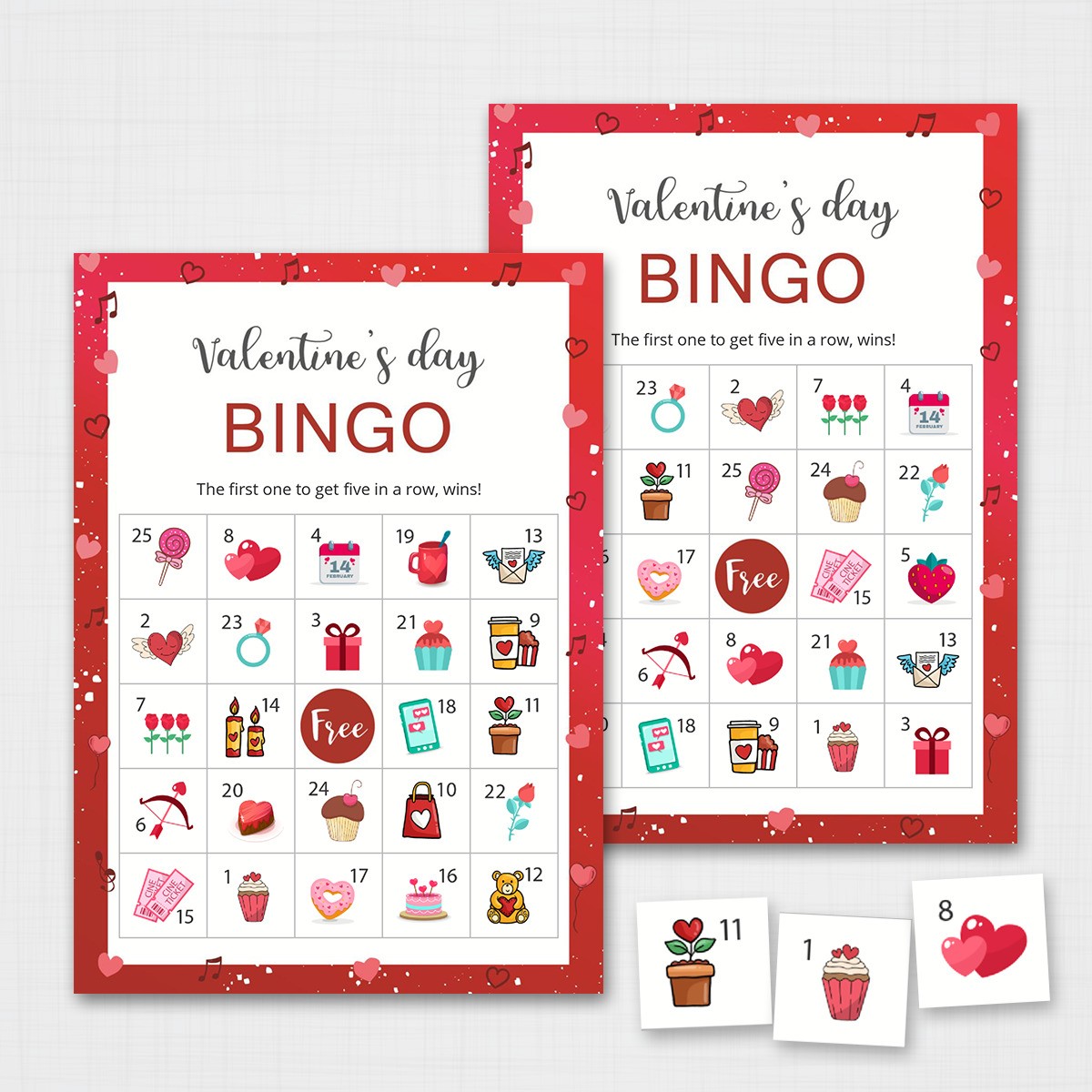 Printable Valentines Bingo | Fun Activities for Kids at Home or School