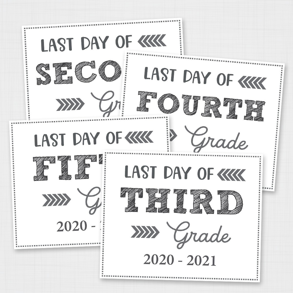Editable Last Day Of School Signs Free Printable For All Grades
