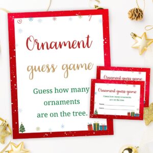 Christmas Ornament Guessing Game