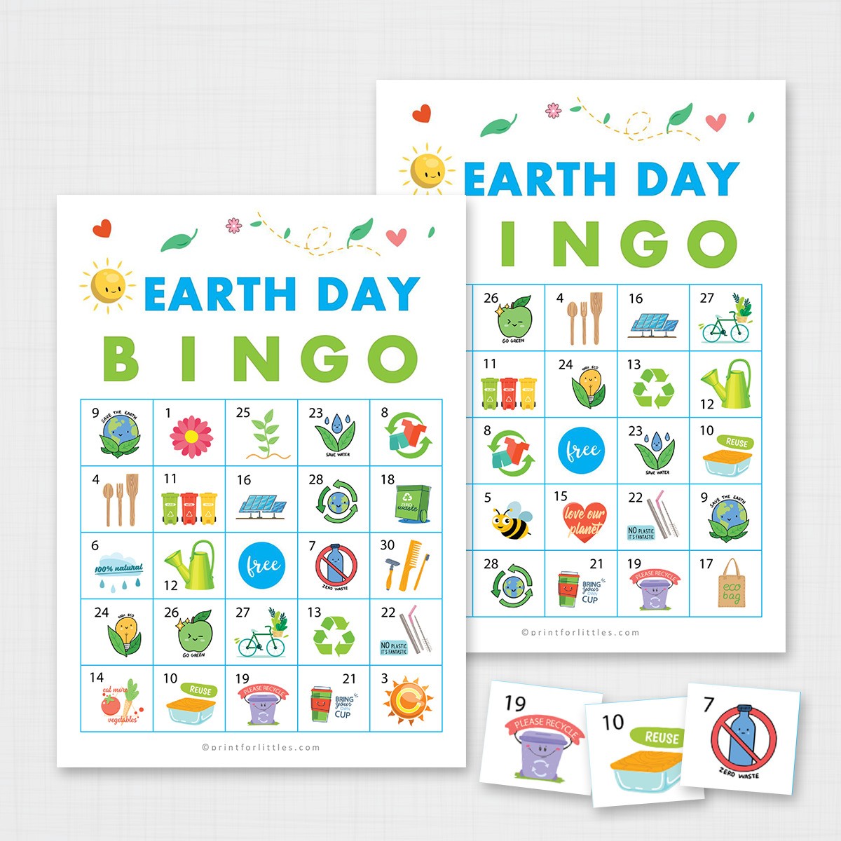 Printable Earth Day Bingo Fun Earth Day Activities for Kids