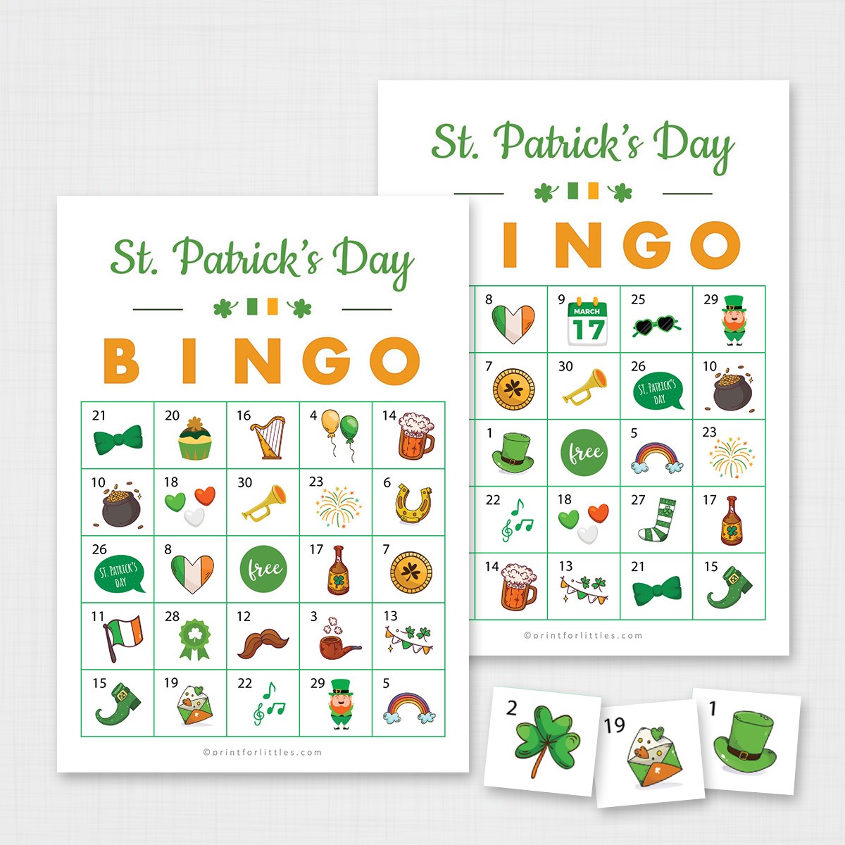 Saint Patrick S Day Bingo Printable
