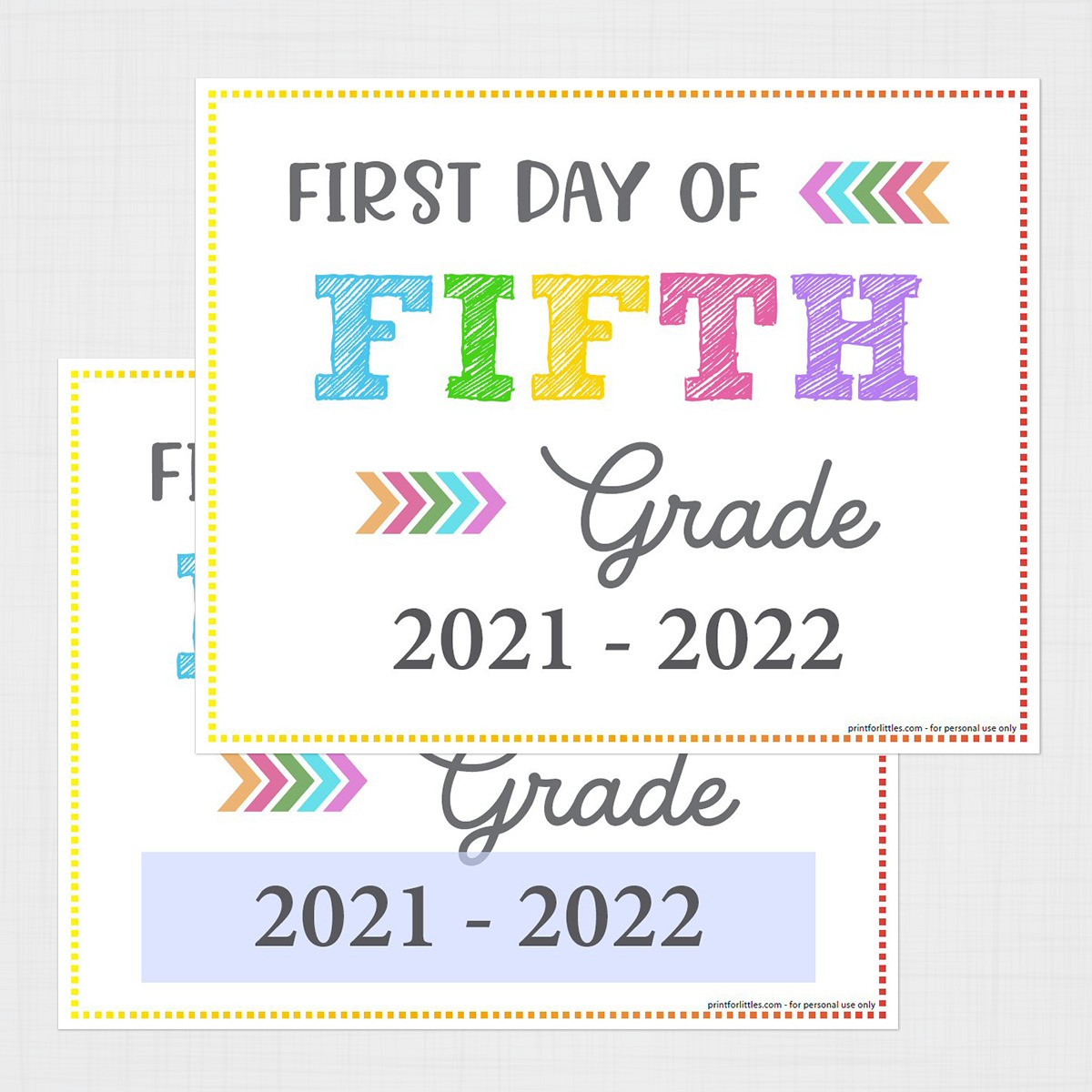 editable-first-day-of-fifth-grade-signs