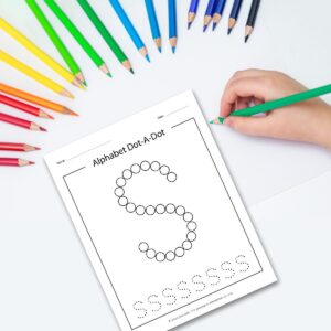 Printable Alphabet Dot Painting Worksheets - A to Z do a dot