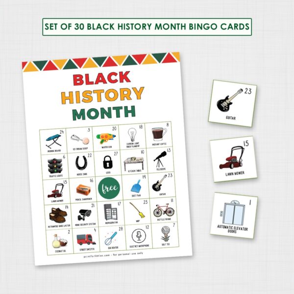 Black History Trivia Activity for Kids