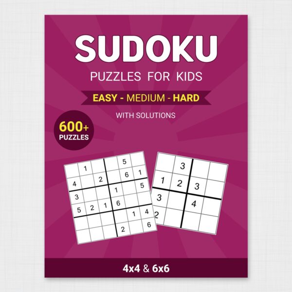 4x4 6x6 Easy - Medium - Hard Sudoku