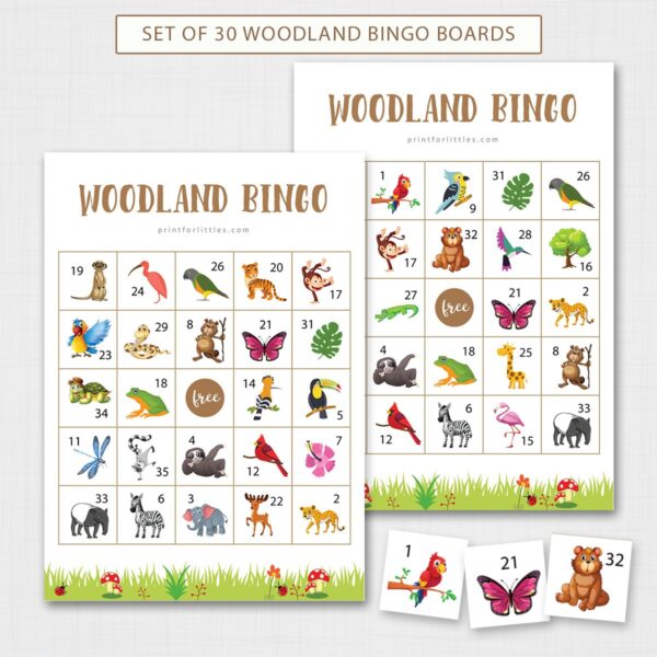 woodland-bingo-for-kids-printable