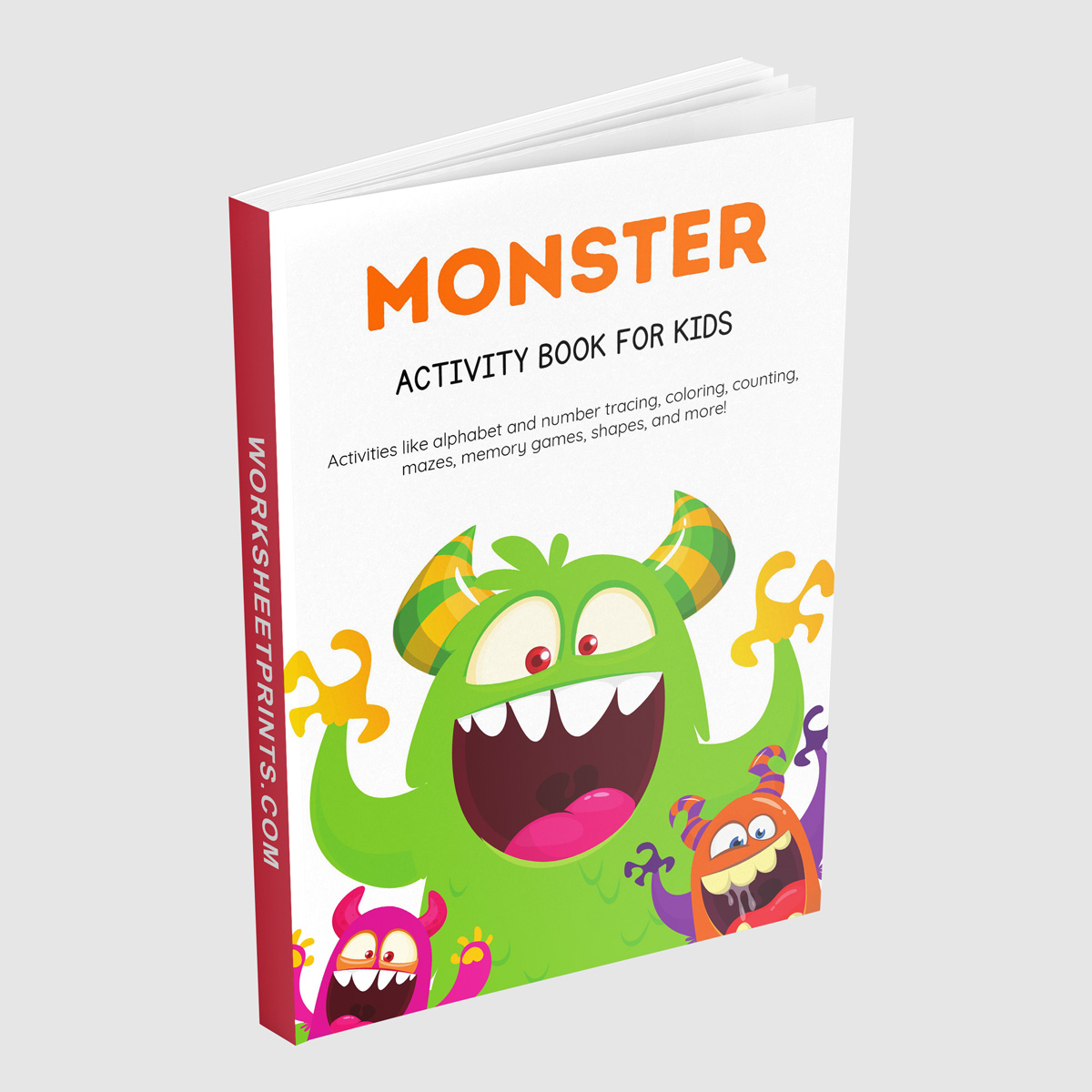 Monster Activity Book for Kids